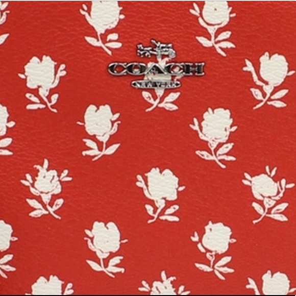 COACH EAST/WEST CROSSBODY BADLANDS FLORAL PRINT - Picture 4 of 4